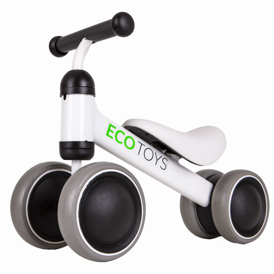Baltas mini balansinis dviratis Dviračiai ECOTOYS