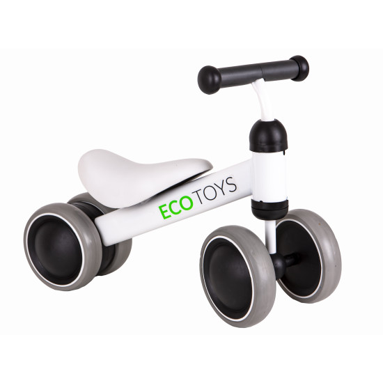 Baltas mini balansinis dviratis Dviračiai ECOTOYS