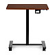 Mobilus rudas reguliuojamo aukščio stalas 70x48 cm ModernHome