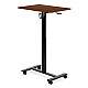 Mobilus rudas reguliuojamo aukščio stalas 70x48 cm ModernHome