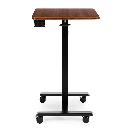 Mobilus rudas reguliuojamo aukščio stalas 70x48 cm ModernHome