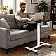Juodas mobilus reguliuojamo aukščio stalas 70x48 cm ModernHome
