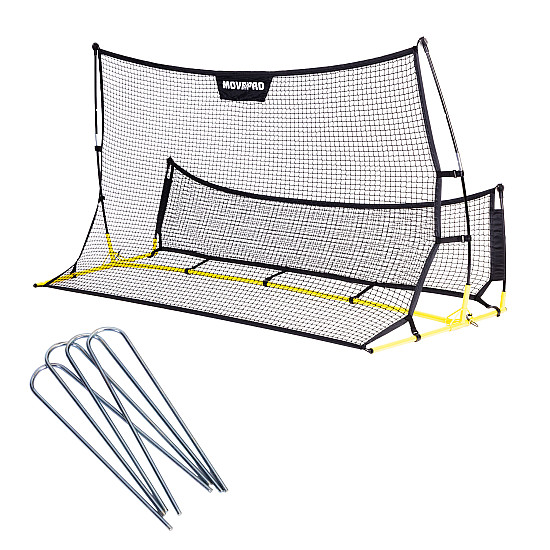 Pööratav jalgpallivärav Rebounder 220 x 120 cm MOVEPRO