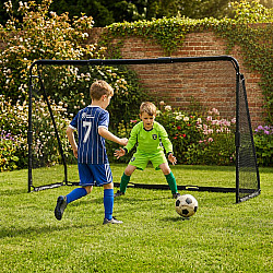 Futbolo vartai su tinklu 240 x 160 x 80 cm MOVEPRO