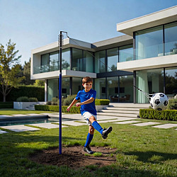 Tetherball futbolo treniruočių rinkinys su virve MOVEPRO