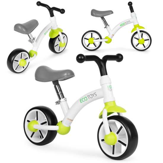 Vaikiškas žalias balansinis dviratis Dviračiai ECOTOYS