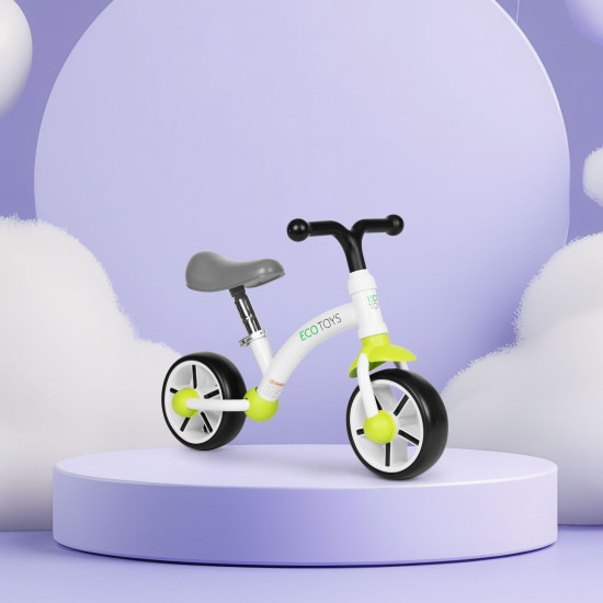 Vaikiškas žalias balansinis dviratis Dviračiai ECOTOYS