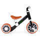 Juodas balansinis dviratis su pedalais 2in1 Dviračiai ECOTOYS