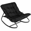 Black garden armchair with cushion by MultiGarden