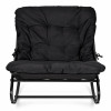 Black garden armchair with cushion by MultiGarden