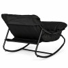 Black garden armchair with cushion by MultiGarden