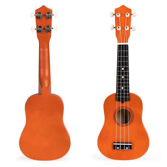 Medinė ukulelė vaikams Muzikos instrumentai ECOTOYS