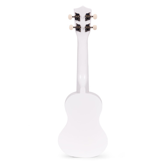 Vaikiška balta medinė ukulelė Muzikos instrumentai ECOTOYS