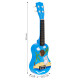 Vaikiška medinė mėlyna ukulėlė Muzikos instrumentai ECOTOYS