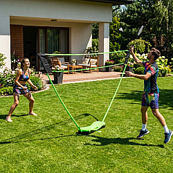 Badmintono rinkinys su sulankstomu tinklu 300 x 156 cm MOVEPRO