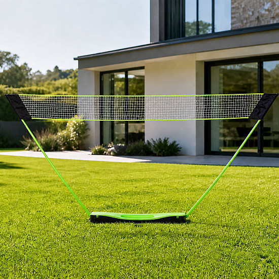 Badmintono rinkinys su sulankstomu tinklu 300 x 156 cm MOVEPRO