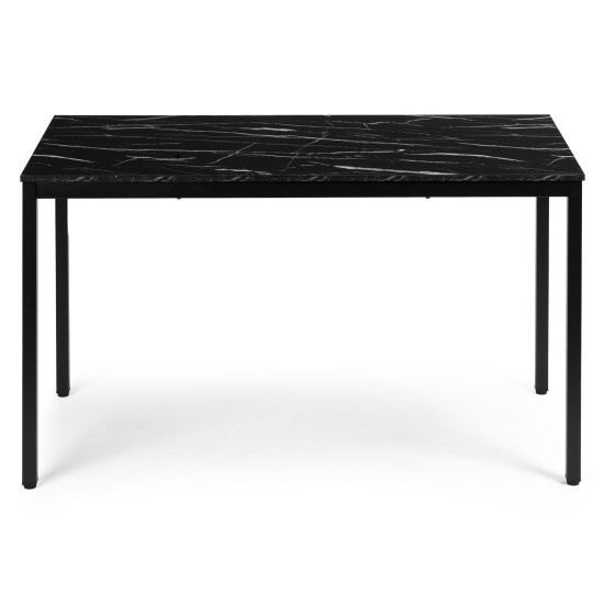 Juodo marmoro virtuvės / rašomojo stalas 120 x 60 cm