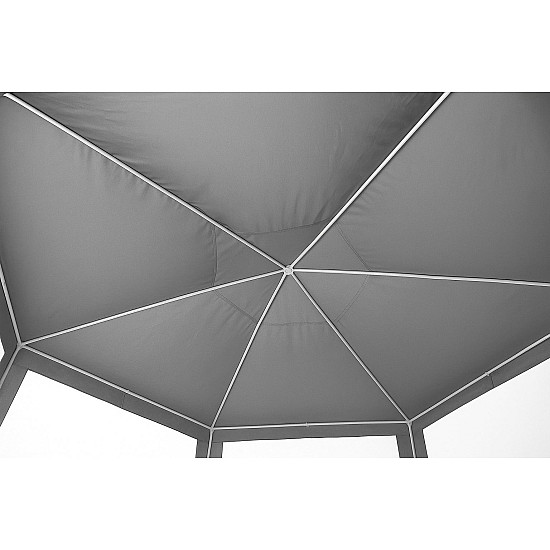 Pilka sodo palapinė 2x2x2 m su tinkleliu nuo uodų MultiGarden