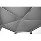 Pilka sodo palapinė 2x2x2 m su tinkleliu nuo uodų MultiGarden