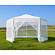 Balta sodo palapinė 2x2x2 m su tinkleliu nuo uodų MultiGarden