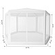 Balta sodo palapinė 2x2x2 m su tinkleliu nuo uodų MultiGarden