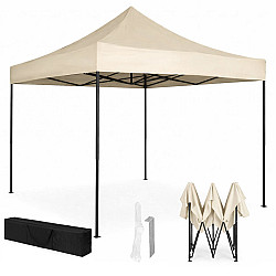 Automatic garden gazebo in brown MultiGarden