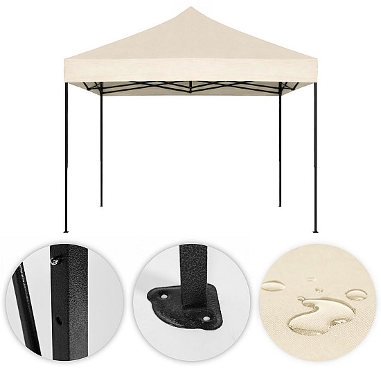 Automatic garden gazebo in brown MultiGarden
