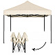 Automatic garden gazebo in brown MultiGarden