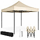 Automatic garden gazebo in brown MultiGarden