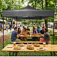 Automatic garden gazebo in grey MultiGarden