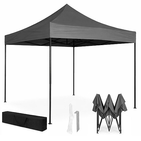 Automatic garden gazebo in grey MultiGarden