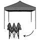 Automatic garden gazebo in grey MultiGarden