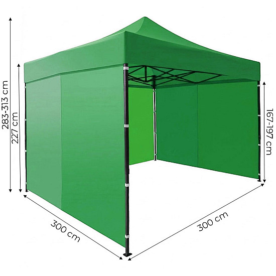 Automatic garden tent 3x3 m green MultiGarden