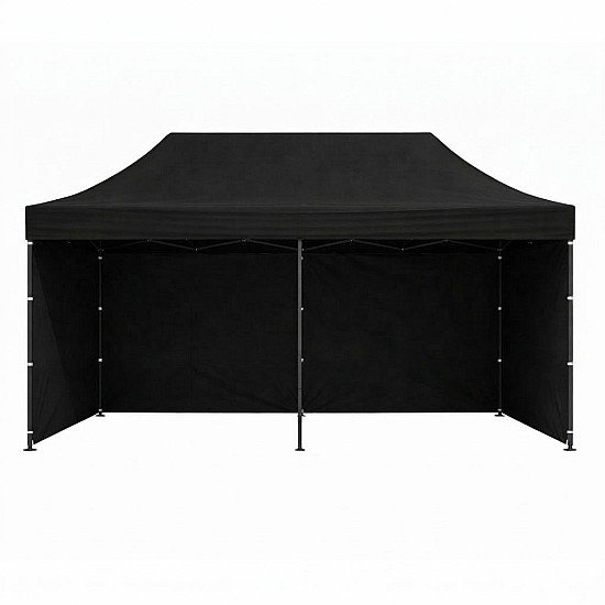 Automatically foldable garden tent 3×6 m black MultiGarden
