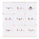 Children's storage cabinet with 9 shelves Vaikų baldai ModernHome