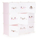 Children's storage cabinet with 9 shelves Vaikų baldai ModernHome