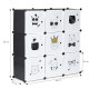 Children's storage cabinet with 9 shelves Vaikų baldai ModernHome