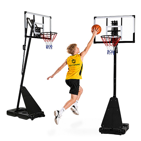 Reguliuojamas krepšinio stovas 305 cm aukščio MOVEPRO
