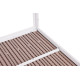 Smėlio spalvos stalas 6 asmenims 156 x 78 cm