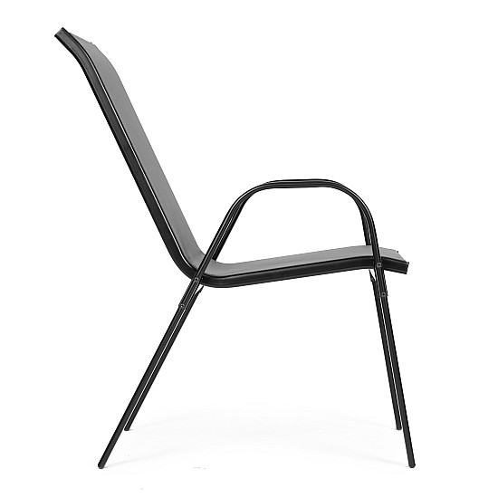 Set of grey garden chairs for terrace MultiGarden