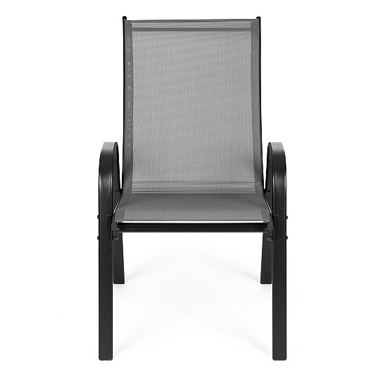 Set of grey garden chairs for terrace MultiGarden