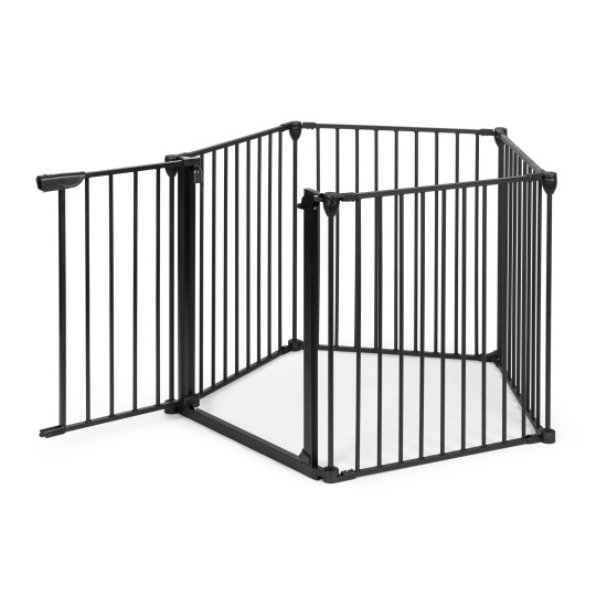 Juoda apsauginė užtvara vaikams ir naminiams gyvūnams 60 cm Apsauginiai barjerai ECOTOYS