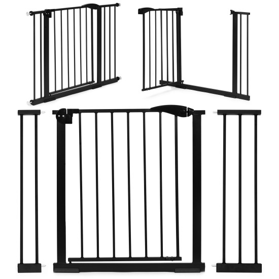 Juodi apsauginiai varteliai, 74–105 cm Apsauginiai barjerai ECOTOYS