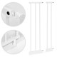 Balti apsauginiai varteliai 74-105 cm Apsauginiai barjerai ECOTOYS