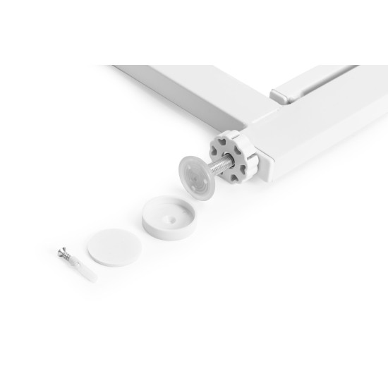Balti apsauginiai varteliai 74-105 cm Apsauginiai barjerai ECOTOYS