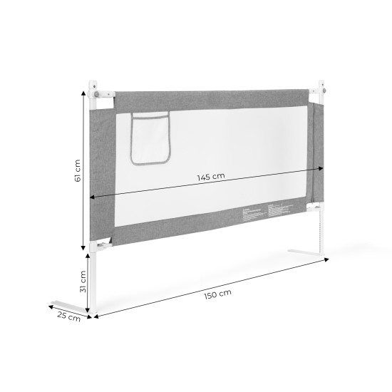 Lova su apsaugine sienele, 150 cm Apsauginiai barjerai ECOTOYS