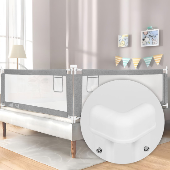 Pilka lovos apsauginė sienelė, 180 cm Apsauginiai barjerai ECOTOYS