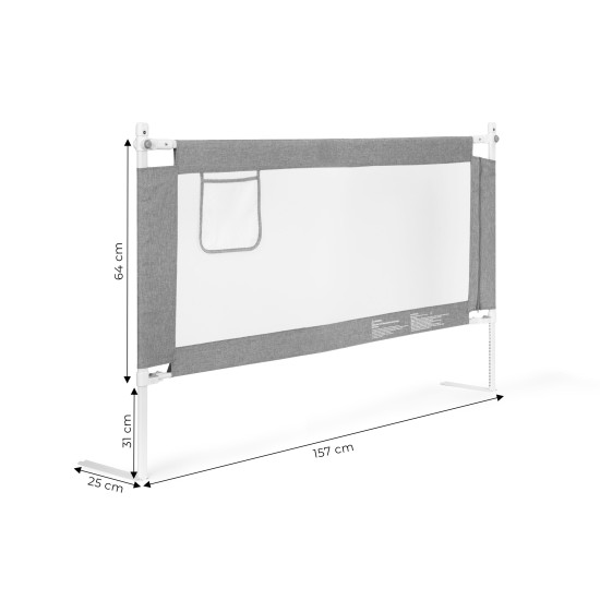 Bed Safety Rail 160 cm Protection Guard for Children Apsauginiai barjerai ECOTOYS