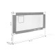 Bed Safety Rail 160 cm Protection Guard for Children Apsauginiai barjerai ECOTOYS