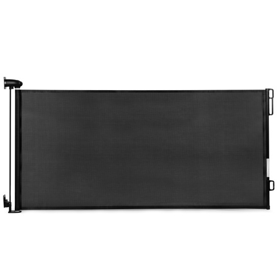 Juoda apsauginė užtvara 160 cm, skirtos laiptams ir durims Apsauginiai barjerai ECOTOYS